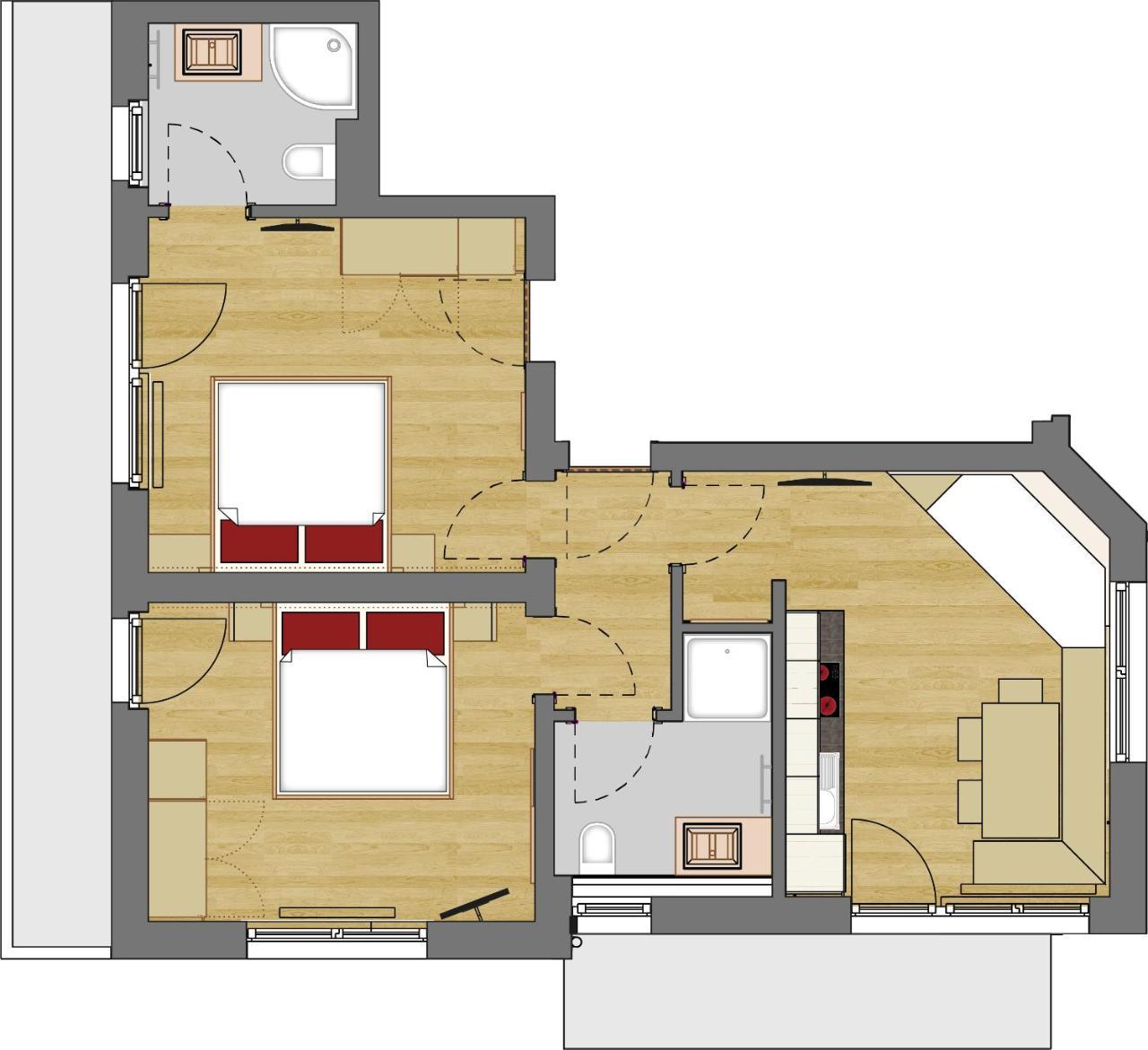 Apartment Kristall 弗林肯贝格 外观 照片